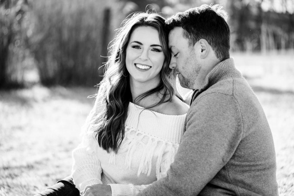 Engagement session romantic portrait by Nathan Whitworth Greenville SC Wedding Photography
