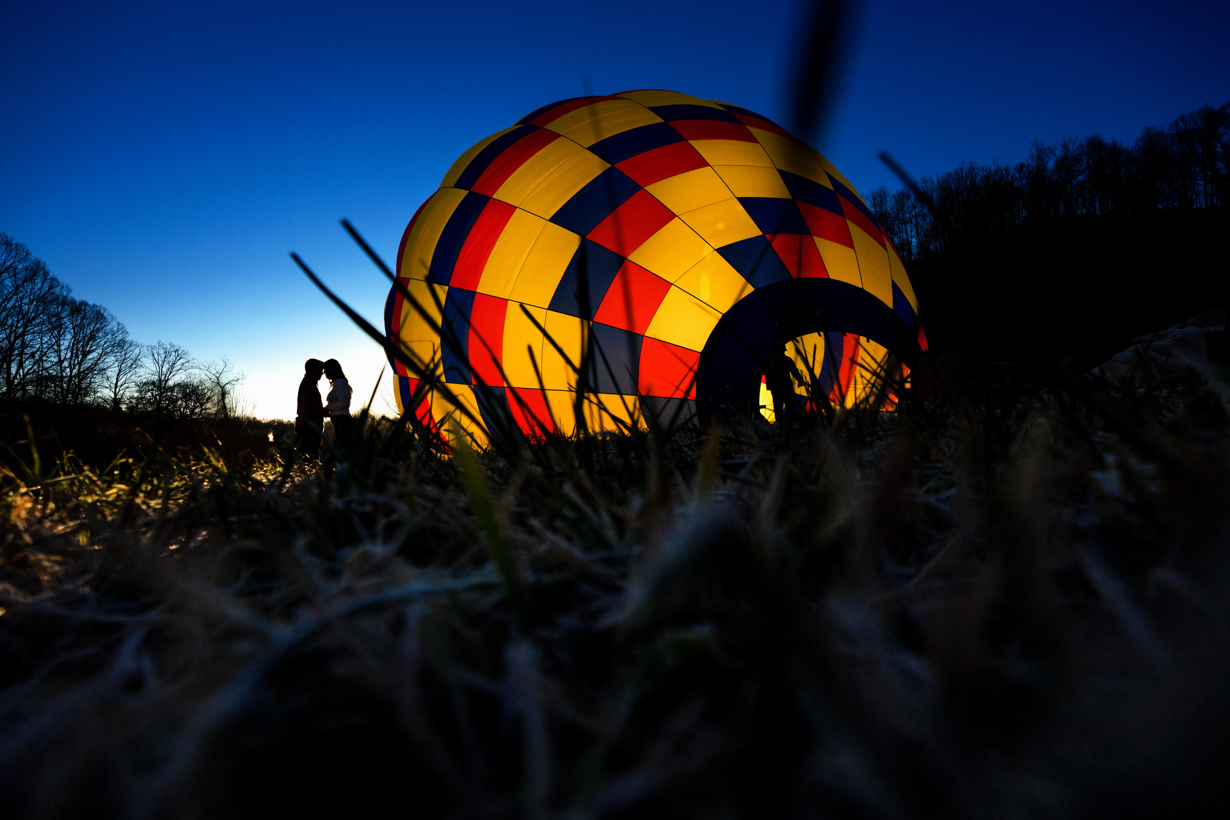 Hot Air Balloon Engagement Session